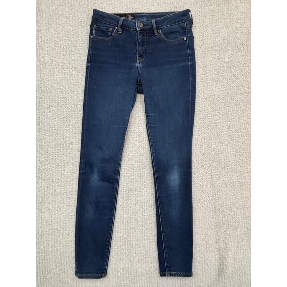 Armani Exchange Women's Blue Super Skinny Jeans Size 2 #30 - Picture 1 of 3
